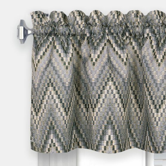 Avery Window Curtain Tier Pair and Valance Set, , on-hover image number null
