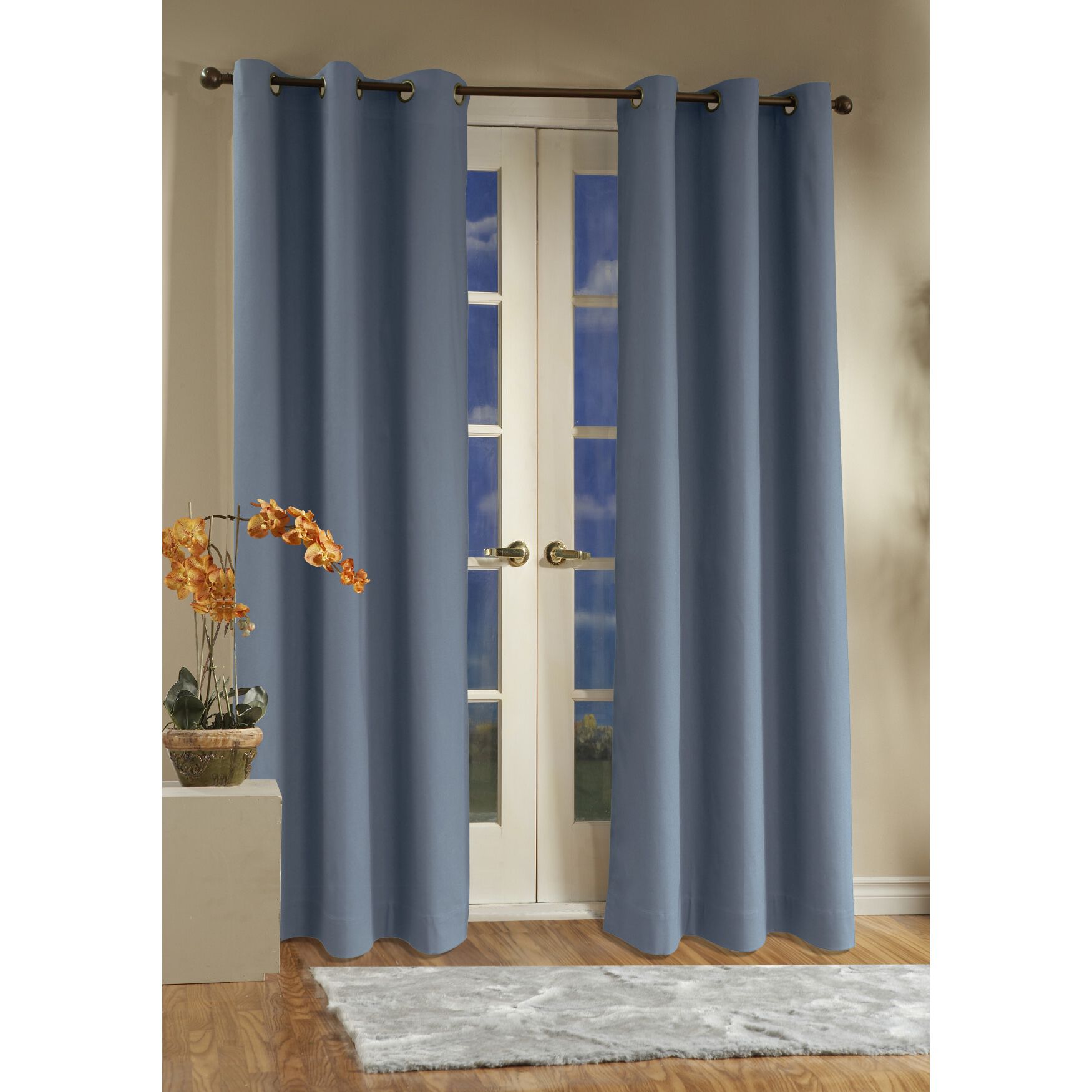 Weathermate Room Darkening Grommet Curtain Panel Pair, , alternate image number 5