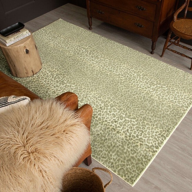 Cheetah Skin Area Rug, , alternate image number null