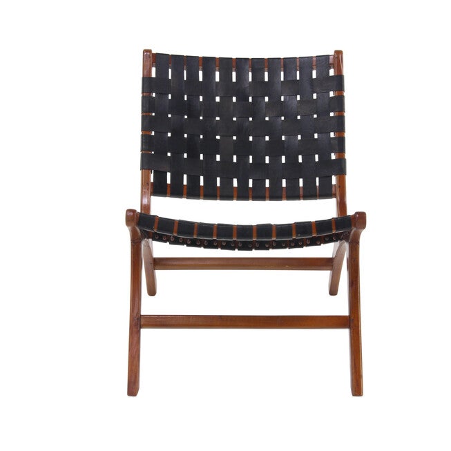 Black Mahogany Contemporary Accent Chair Accent Chair, , on-hover image number 1