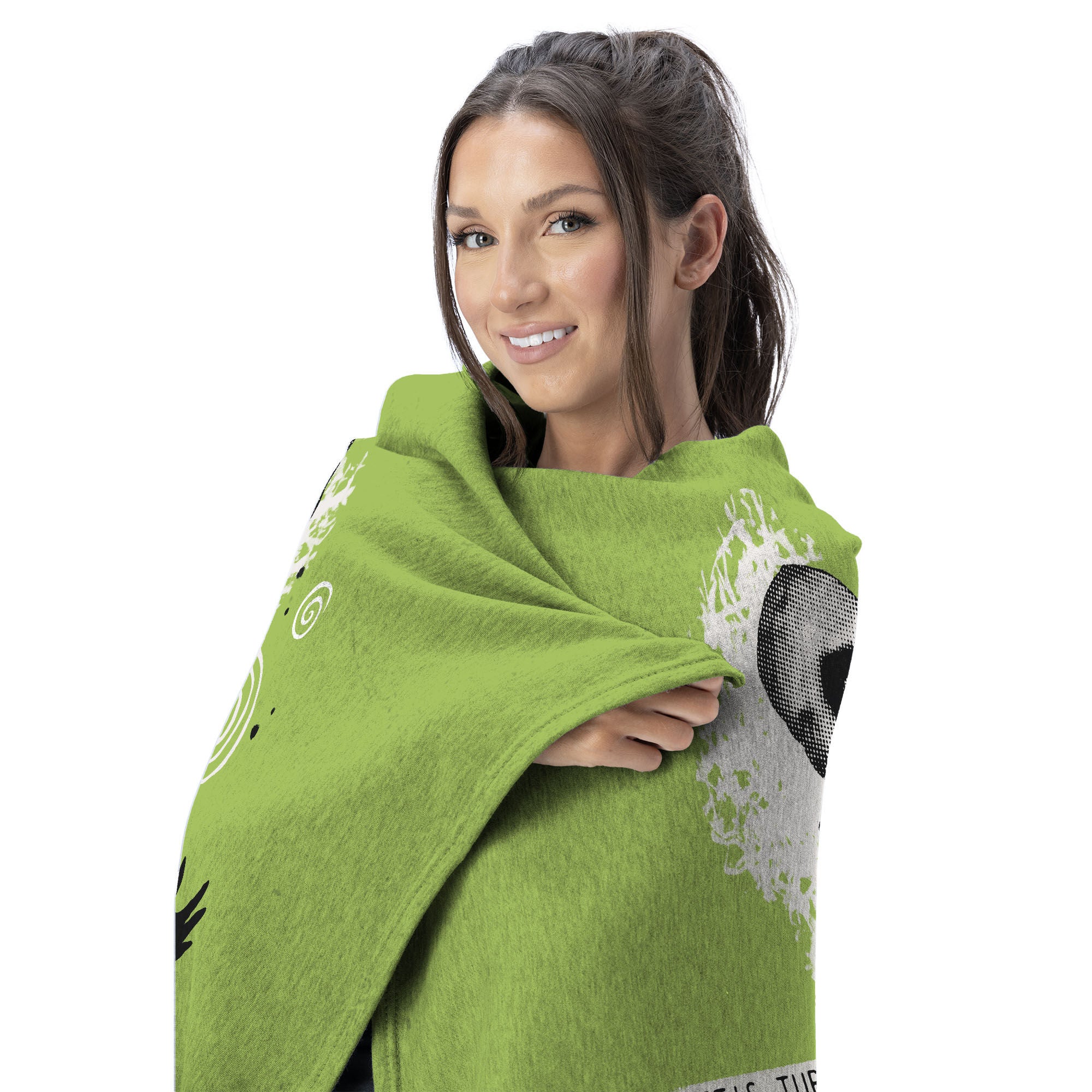 Warner Bros. Beetlejuice Juice Is Loose Silk Touch Throw Blanket 40X50 Inches, GREEN, alternate image number 2