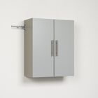 HangUps 24" Upper Storage Cabinet, Light Gray, LIGHT GRAY, hi-res image number null