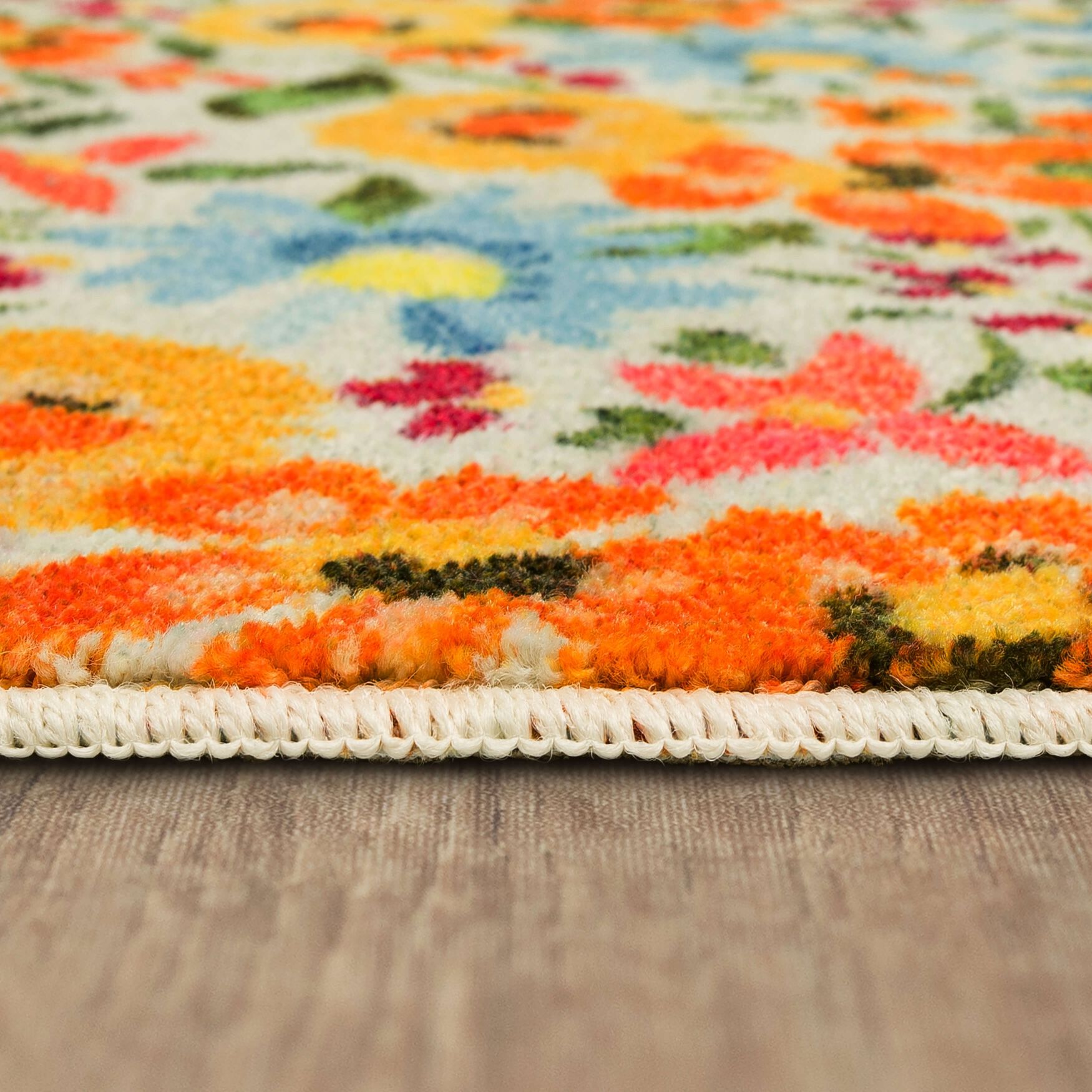 Flower Field Kitchen Rug, , alternate image number 4