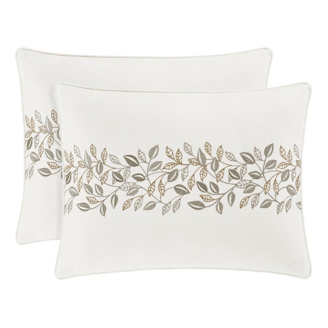 Laurel Comforter Set, WHITE, alternate image number null