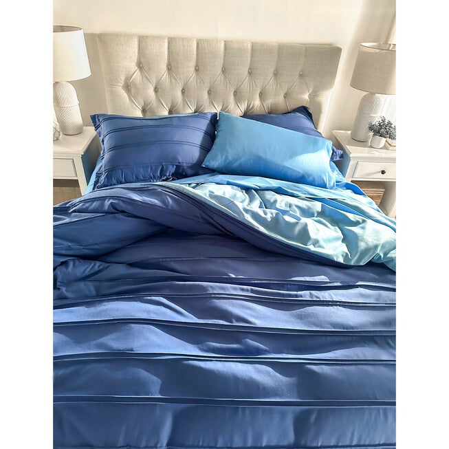 BH Studio Pintucked Duvet Cover, , on-hover image number 1
