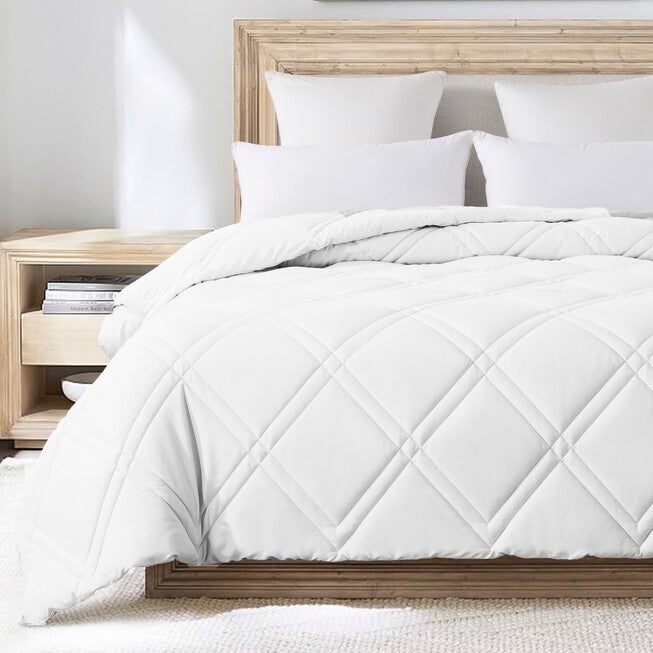 Double Diamond Down Alternative Comforter, , on-hover image number 1