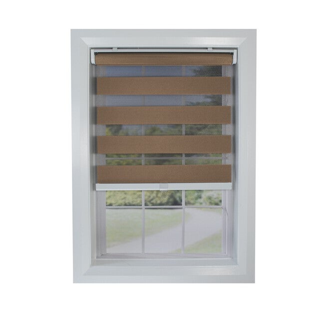 Cordless Zebra Slimline Privacy Window Shade Window, , alternate image number null