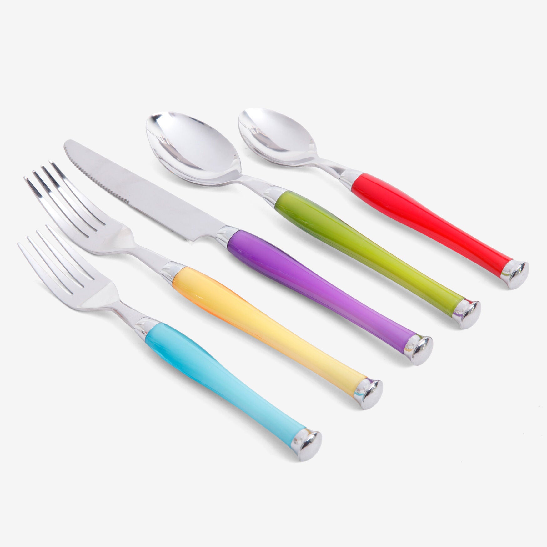 20 Pc. Santoro Assorted Flatware Set, , on-hover image number 1