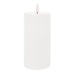 FIA Wick White Pillar Candle Set of 2