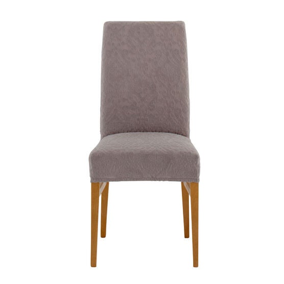 BH Studio Ikat Stretch Dining Room Chair Slipcover, GRAY, hi-res image number null