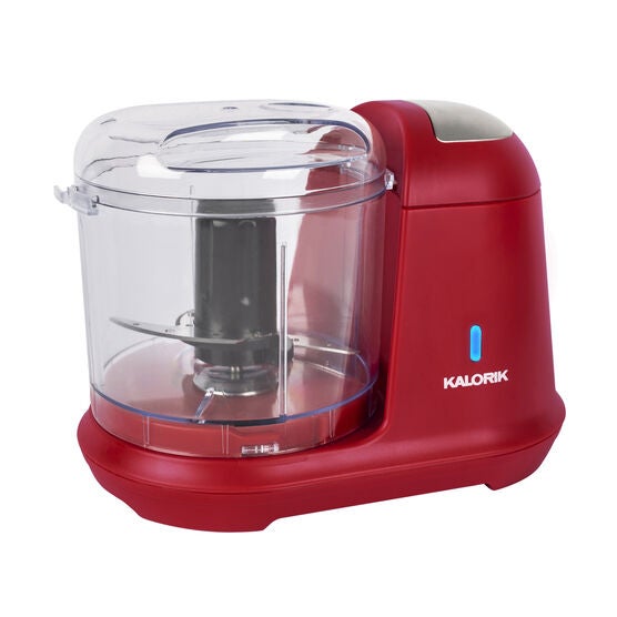 Kalorik 1.5 Cup Cordless Electric Food Chopper, Red, , alternate image number null