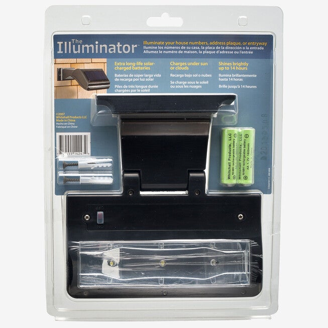 Illuminator Solar Address Lamp , , alternate image number null