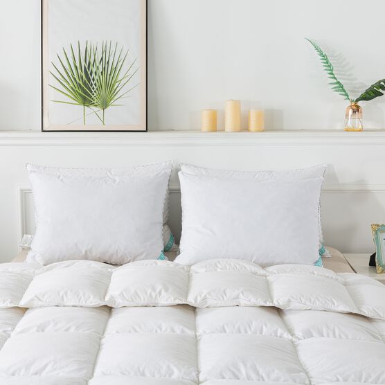 Antimicrobial Feather Pillow, Set 2 Bed Pillow, , on-hover image number null