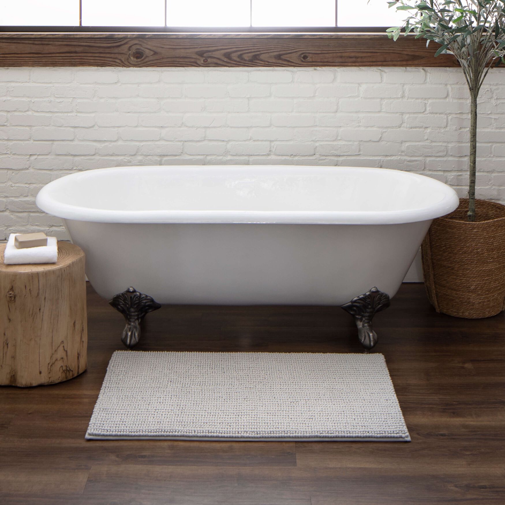 Homespun Noodle Bath Rug, , alternate image number 4