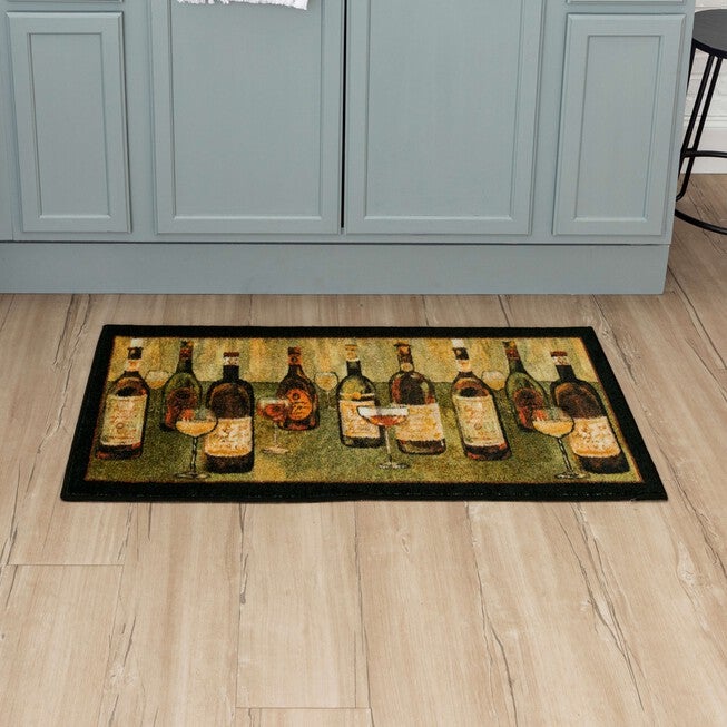 Wine And Wood Multi Kitchen Rug, , alternate image number null