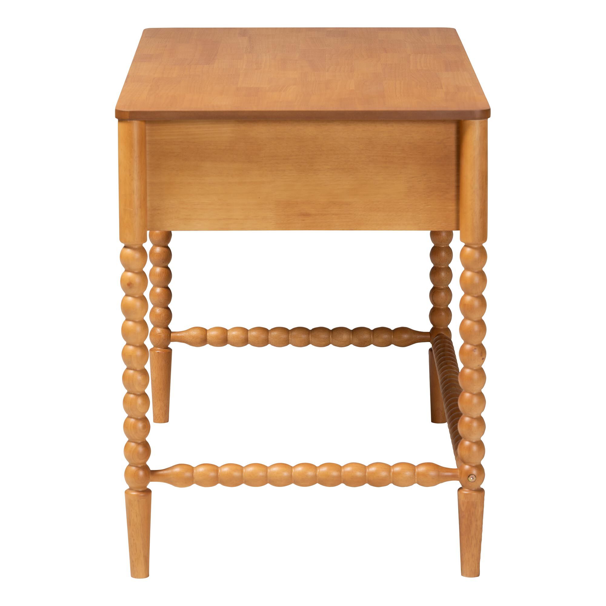 Lucera Bobbin Writing Desk, BROWN, alternate image number 4