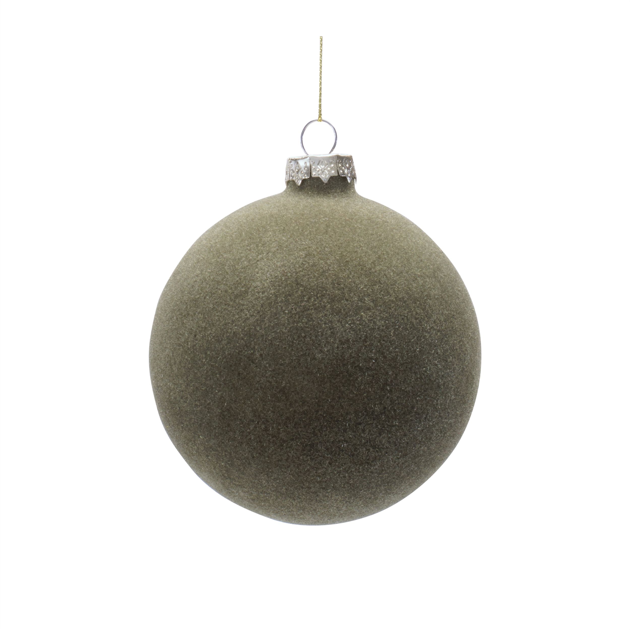 Glass Ball Ornaments (Set of 6), GREEN, alternate image number 4
