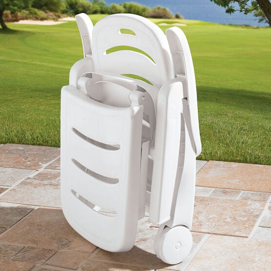 Resin Folding Lounger, , alternate image number null
