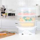 Kalorik 3 Tier Steamer, WHITE, hi-res image number null