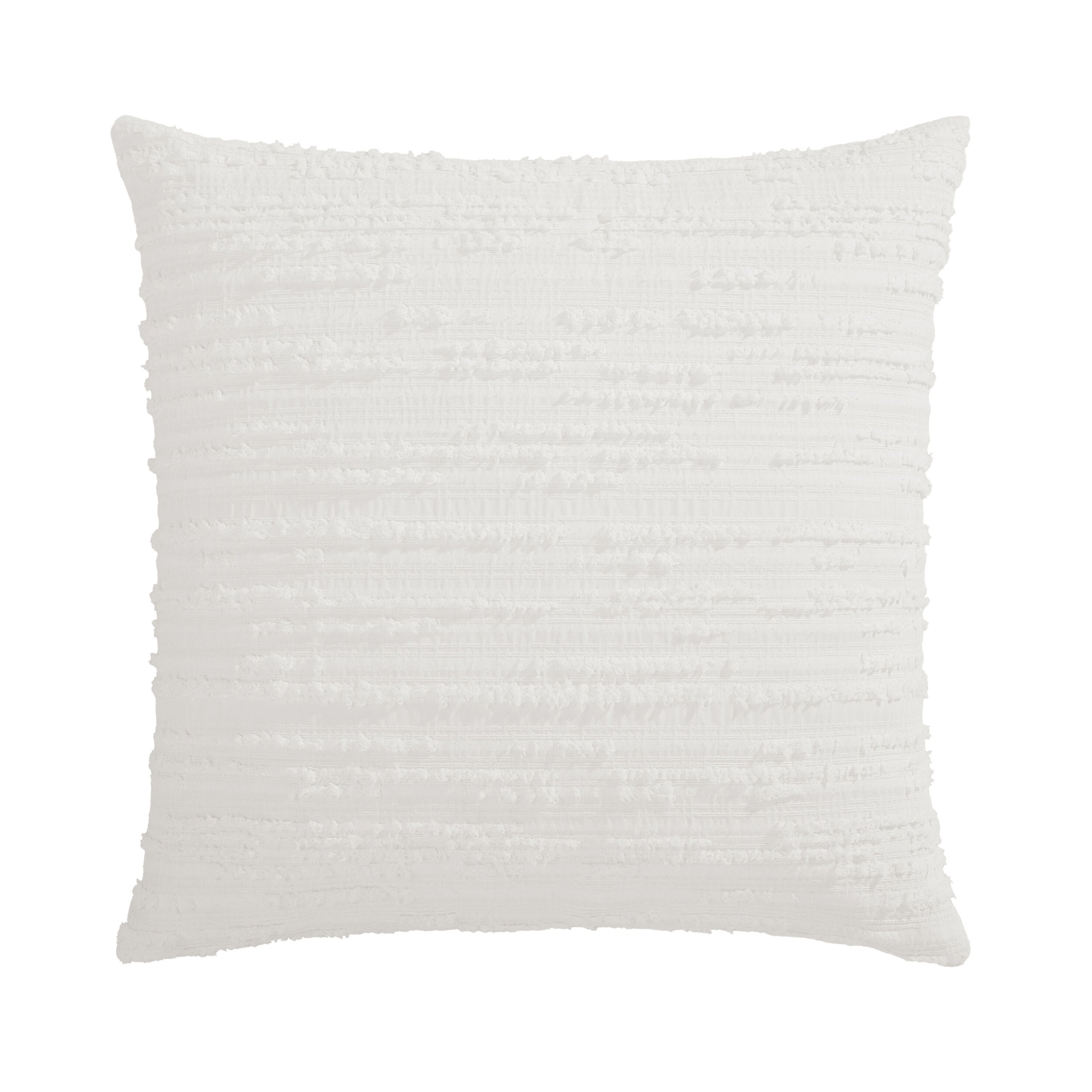 OSLO 20 inches SQUARE DECORATIVE THROW PILLOW, WHITE, alternate image number 2