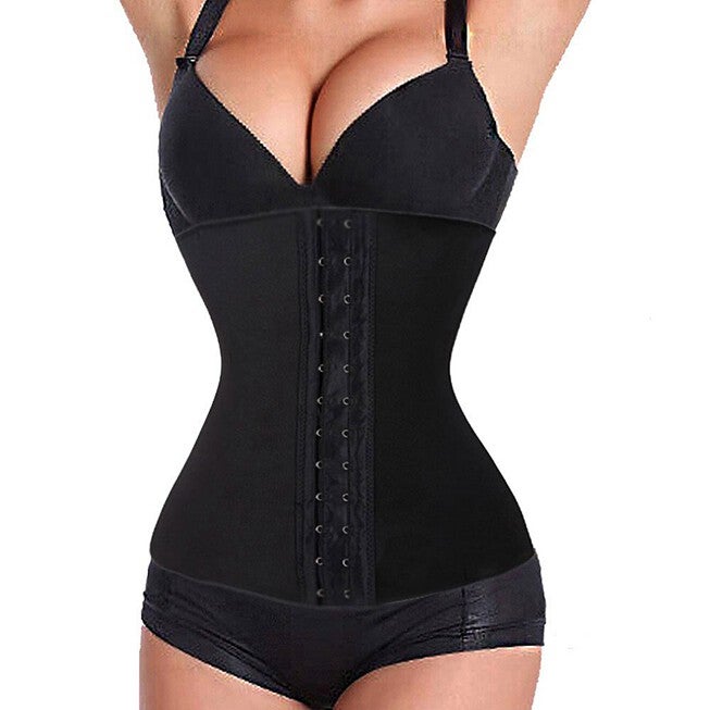 Premium Waist Trimmer Shapewear Corset Black Wellness, , alternate image number null