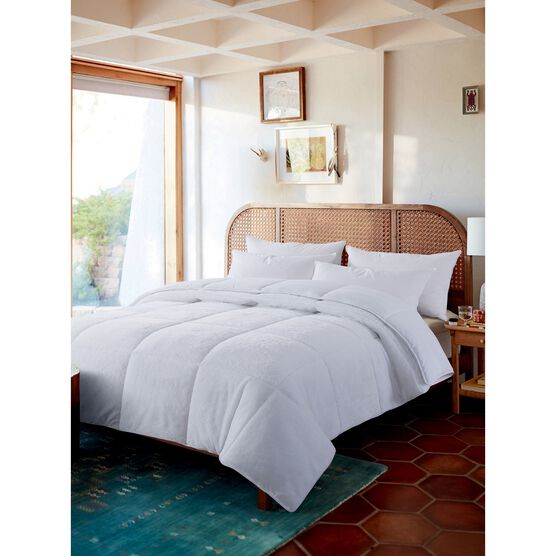 Cozy Down Alternative Reversible Comforter, White, , on-hover image number null