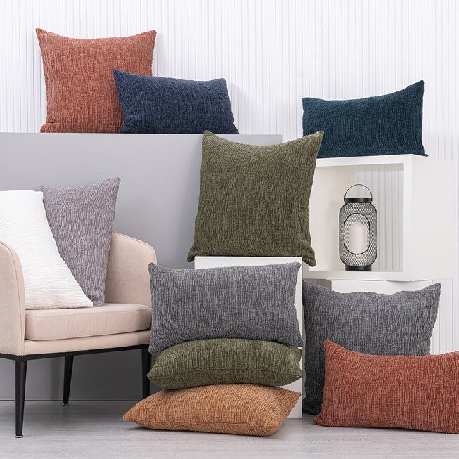 SETA TEXTURED CHENILLE PILLOW 24x14, , alternate image number null