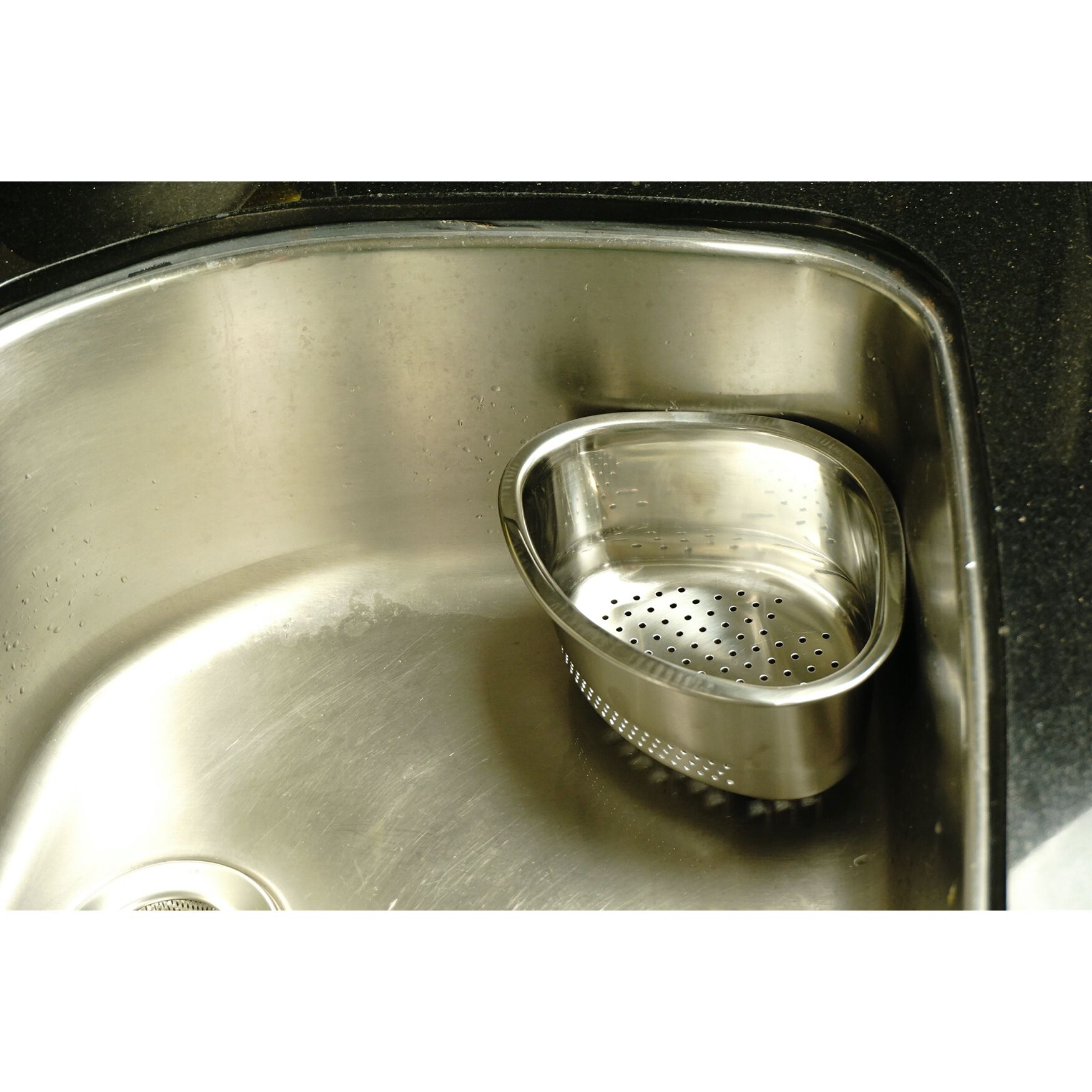 In-Sink Stainless Steel Corner Basket, , alternate image number 4