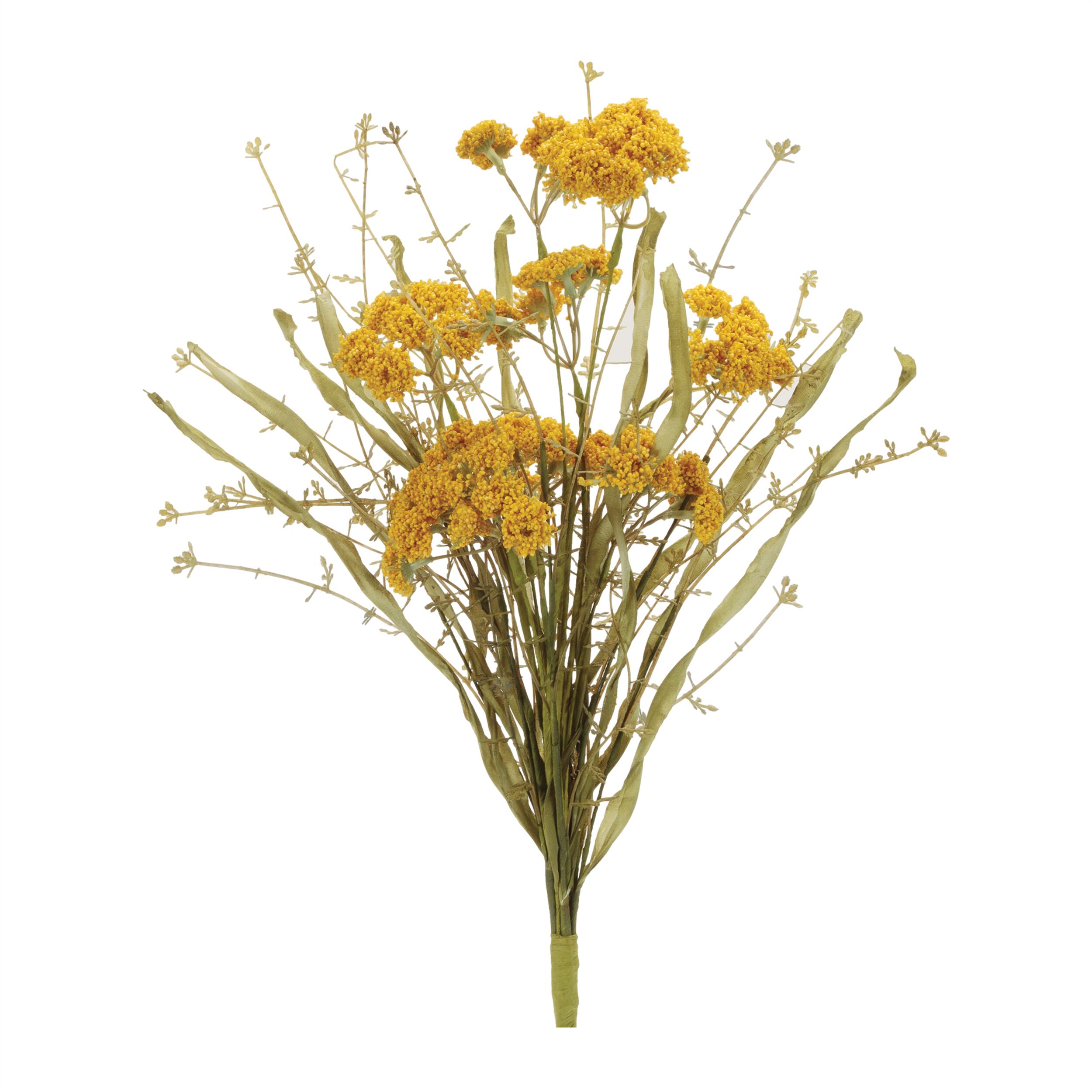Heather Floral Bush Set of 2, YELLOW GREEN, hi-res image number 0