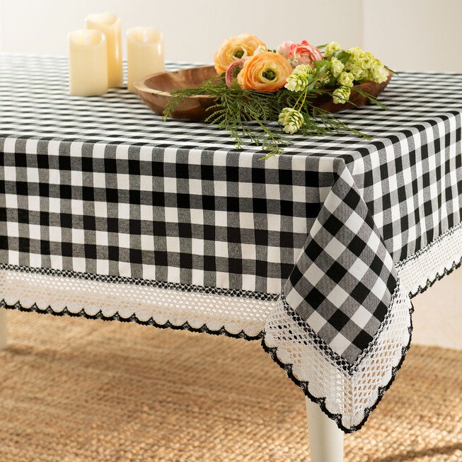 Buffalo Check Tablecloth - 60-in x 84-in, , alternate image number null