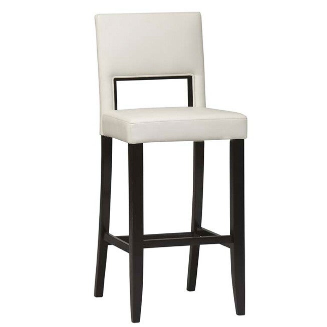 Vega Bar Stool 30 inches, ESPRESSO WHITE, hi-res image number 0