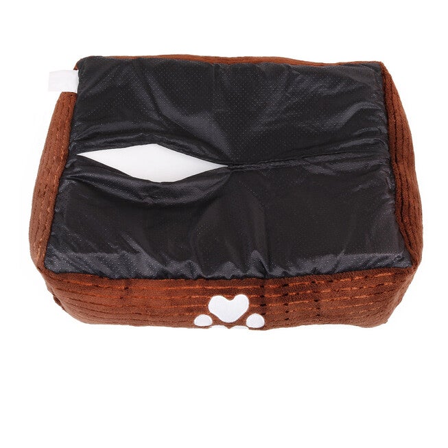 Orthopedic rectangle bolster Pet Bed,Dog Bed, super soft plush, Medium 25x21 inches COFFEE, , alternate image number 4