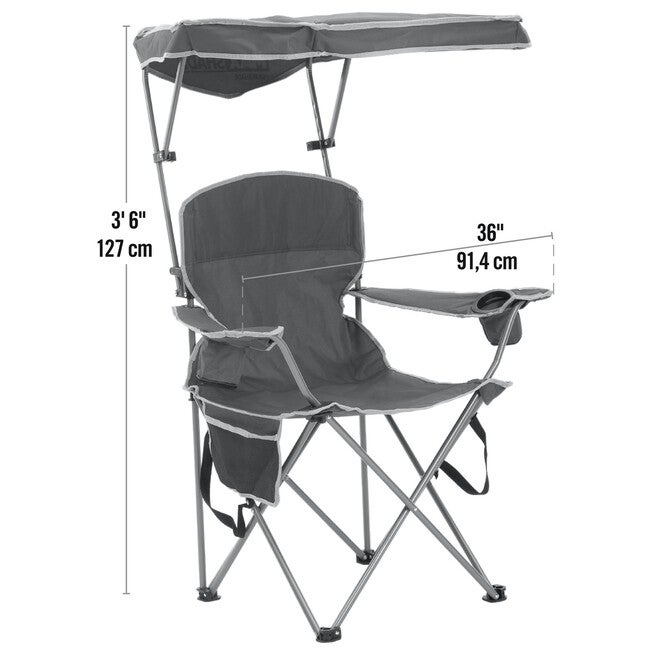 Max Shade Folding Chair - Navy, , alternate image number null
