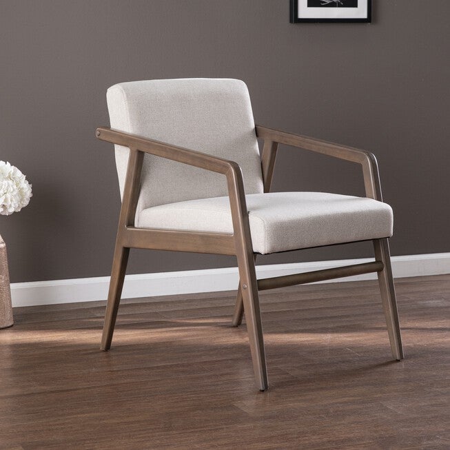 Dexby Upholstered Accent Chair, CREAM, hi-res image number 0