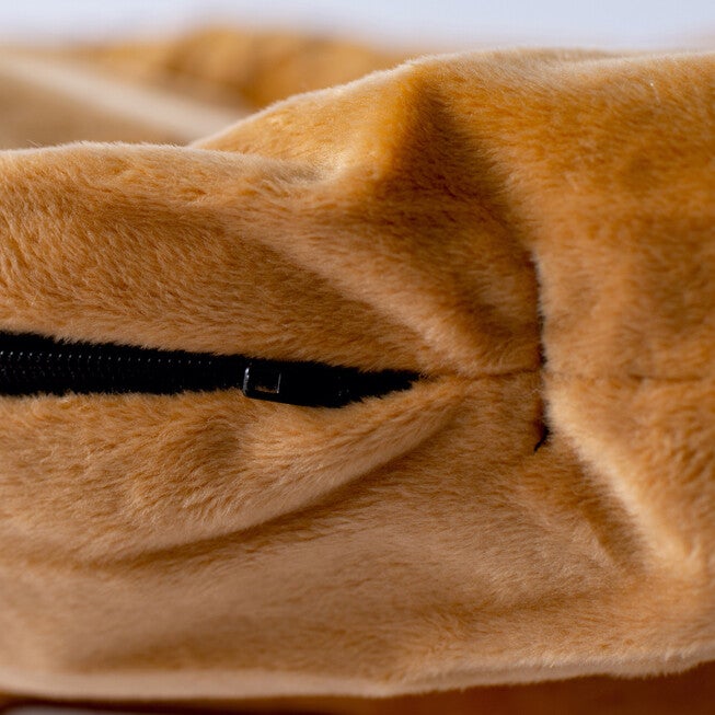 Bolstered Pet Bed and Mat, ultra-soft Dog Bed, Brown, Medium, , alternate image number 5