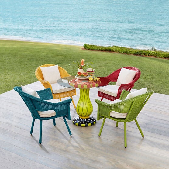 Roma All-Weather Wicker Stacking Chair, , on-hover image number null