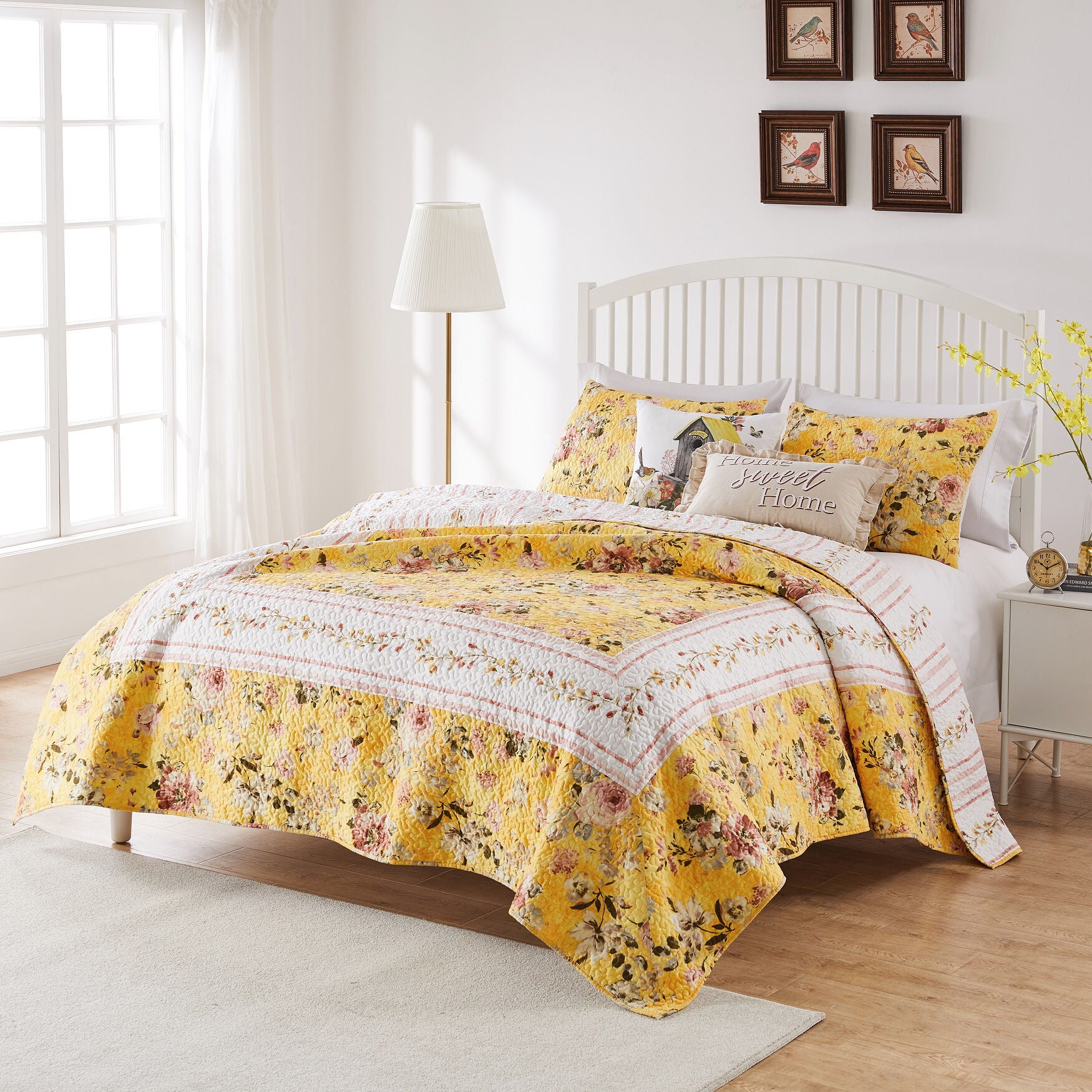 Finley Yellow Quilt Set, , alternate image number 2