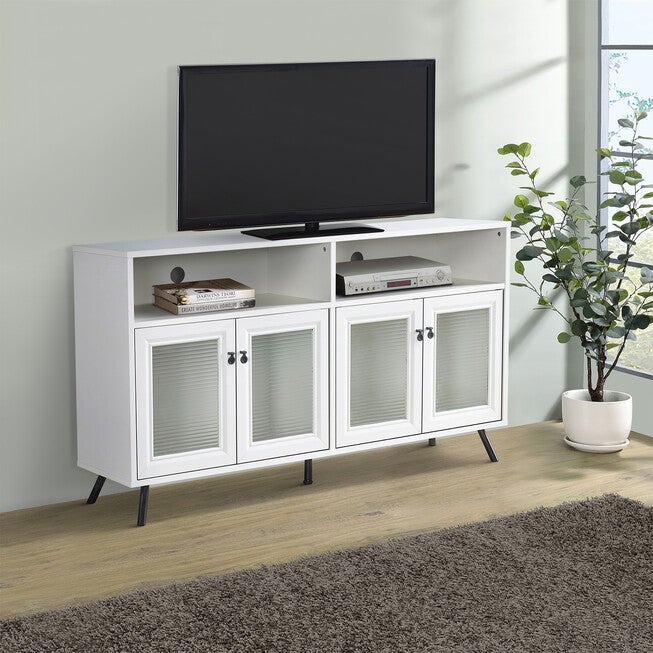56-inch TV Stand with 4 Doors Accent Cabinet, , alternate image number 6