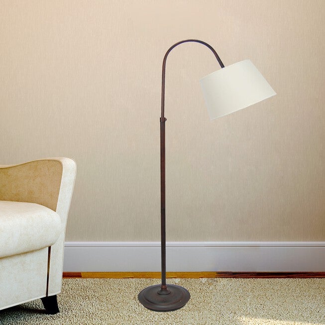 62 inches Oil Rubbed Bronze Metal Floor Lamp, BRONZE, hi-res image number 0