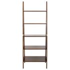 5-Shelf Ladder Bookcase-Warm Brown, , alternate image number null
