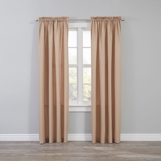 BH Studio Microfiber Rod-Pocket Panel, TAUPE, hi-res image number null