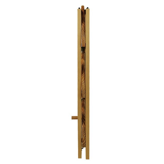 4-Shelf Corner Folding Bookcase-Natural, , alternate image number 2