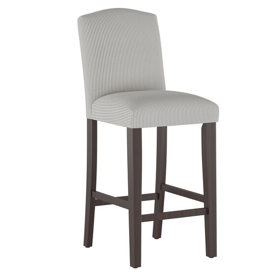 Stripe Camelback Barstool, OXFORD STRIPE TAUPE, hi-res image number null