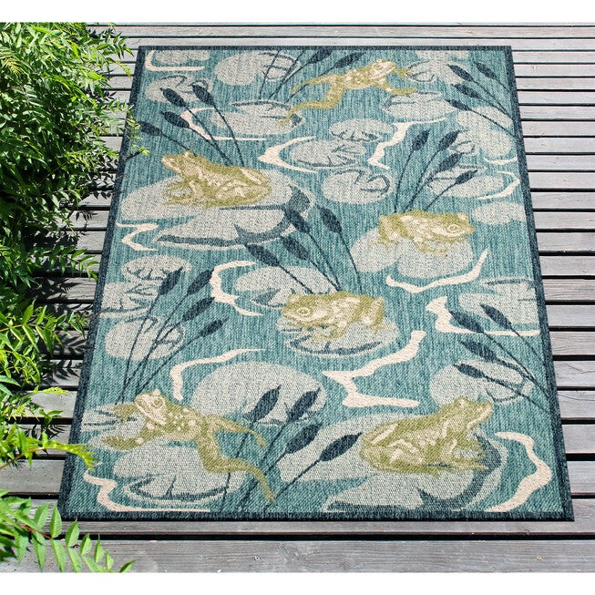 Liora Manne Portofino Frog Pond Indoor/Outdoor Rug, , alternate image number 5
