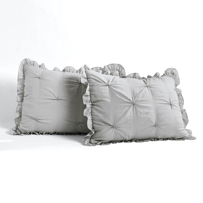 Ravello Pintuck Ruffle Skirt Bedspread 3 Pc Set, , alternate image number 16