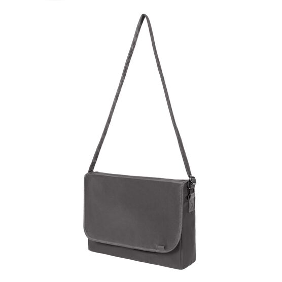Wax Canvas Messenger Bag, Charcoal, 50-Pound Capacity, , on-hover image number null