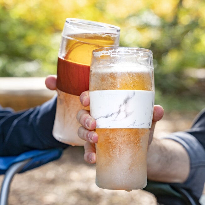 Beer Freeze Cooling Cups (Set Of 2) In Wood By, , alternate image number 6