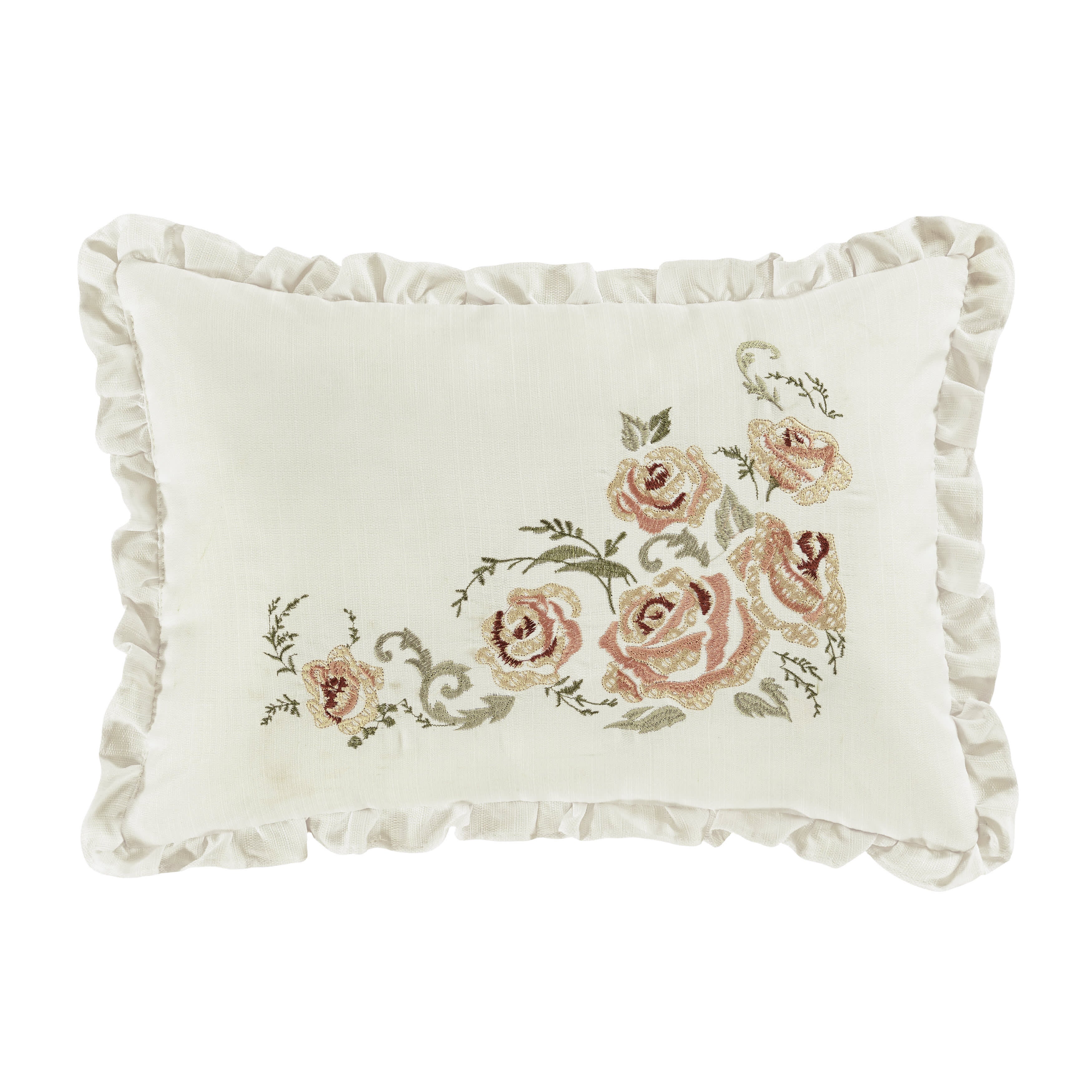 Estelle Coral Boudoir Decorative Throw Pillow, CORAL, hi-res image number null