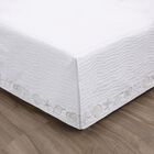 Coastal Seashell White Bed Skirt 18-inch, , on-hover image number 1