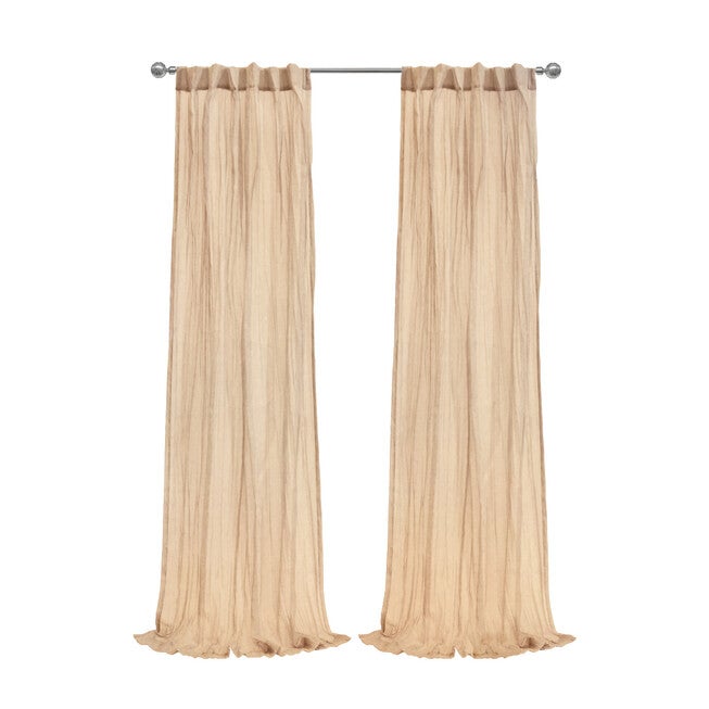 Paloma Sheer Dual Header Curtain Panel, , on-hover image number 1